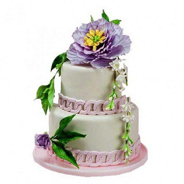 Торт Свадебный цветок купить - тюмень.сладкоежкин.рф