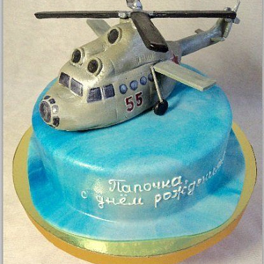 Торт военный вертолёт купить - тюмень.сладкоежкин.рф