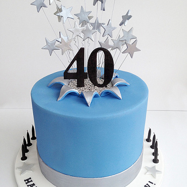 Торт "40" купить - тюмень.сладкоежкин.рф